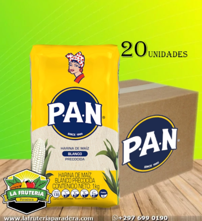 Bulto de Harina PAN maíz blanco