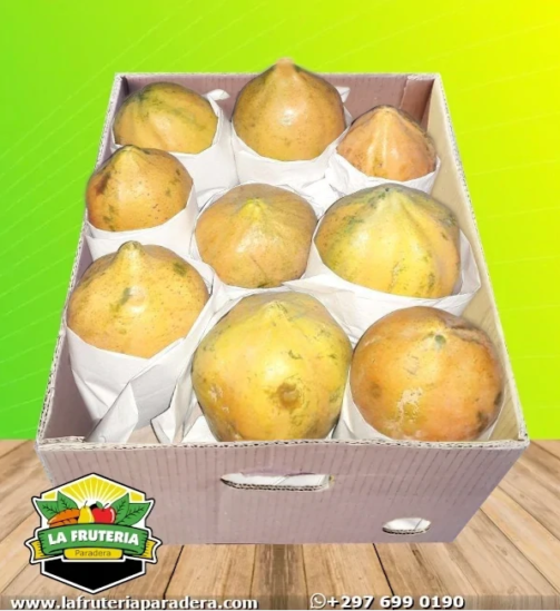Papaya caja abierta