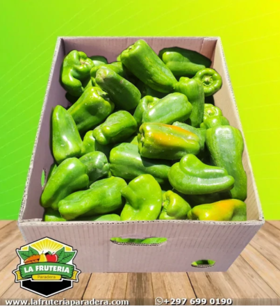 Pimentón Verde caja abierta