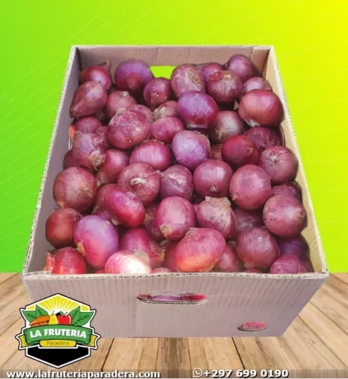 Cebolla Roja caja abierta